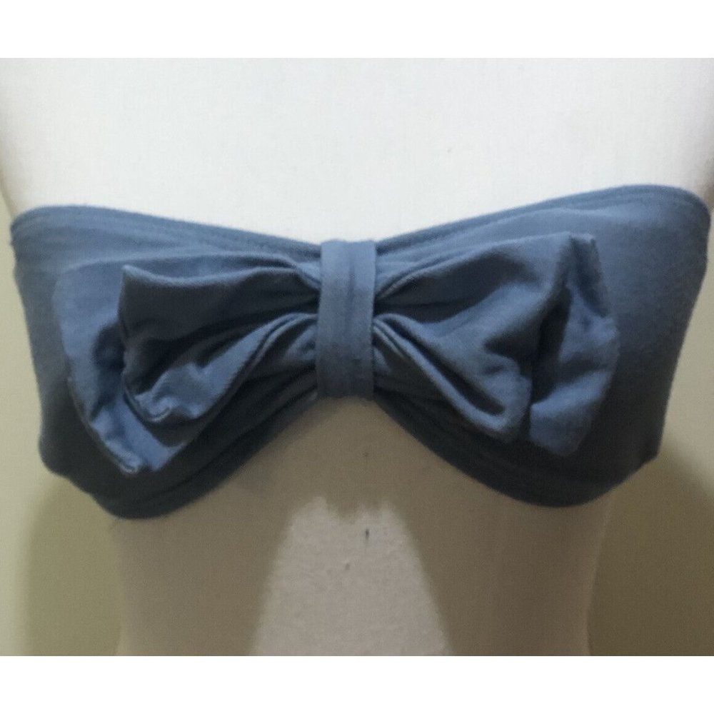 BP ~ Bikini Top ~ Strapless ~ Blue ~ Size Small